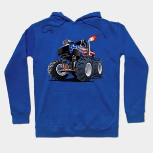 Cartoon monster truck Hoodie